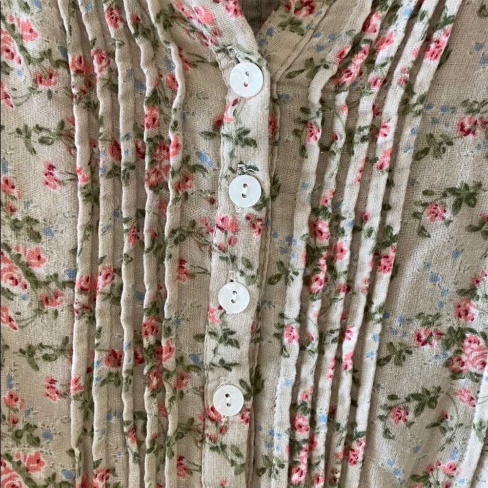 Anthropologies Floral top/mini dress - Picture 3 of 4